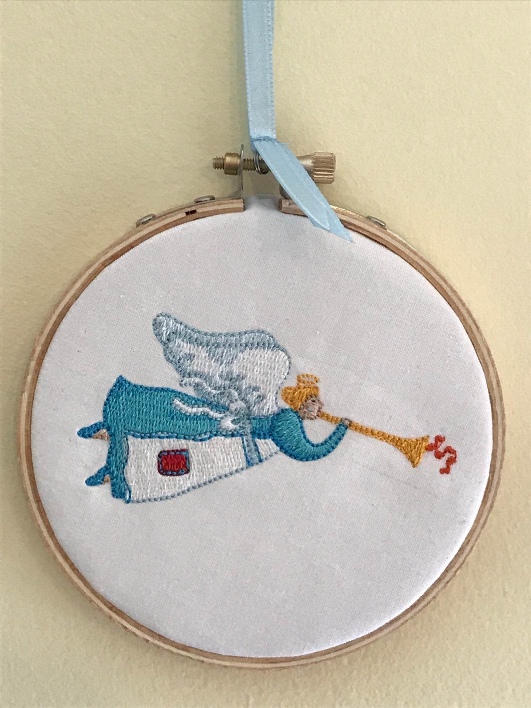 Here Comes Christmas Embroidered Ornament