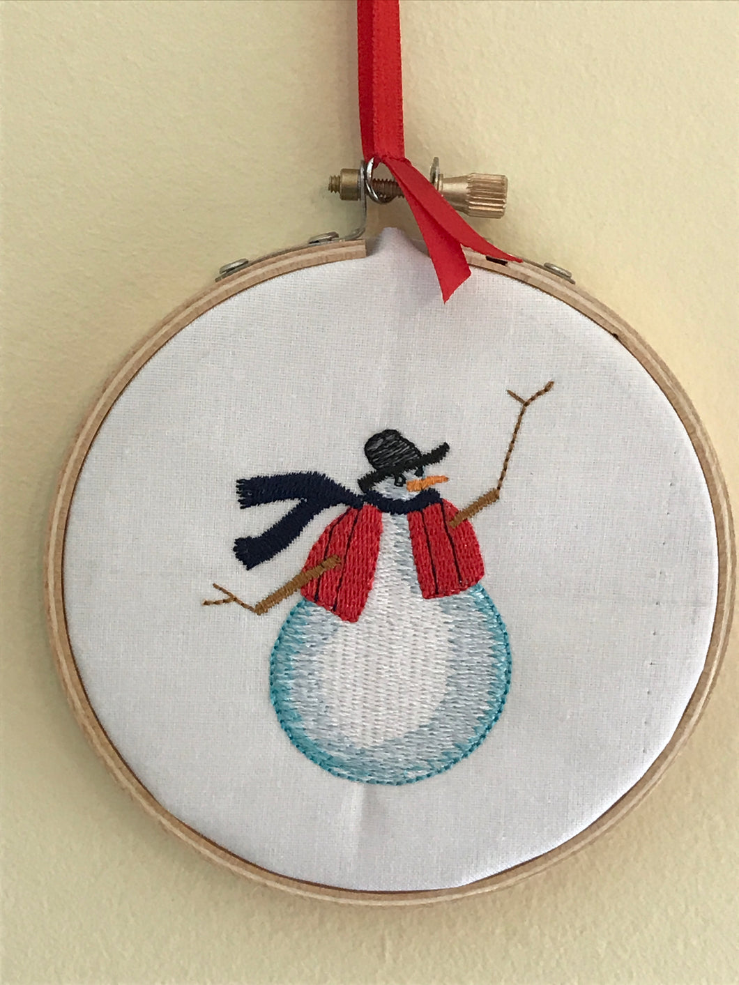 Mr. Snowfolk Embroidered Ornament