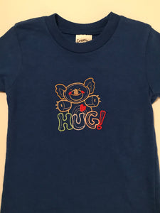 "Hugs" Embroidered Tee Shirt