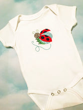 Load image into Gallery viewer, Ladybug Embroidered Onesie
